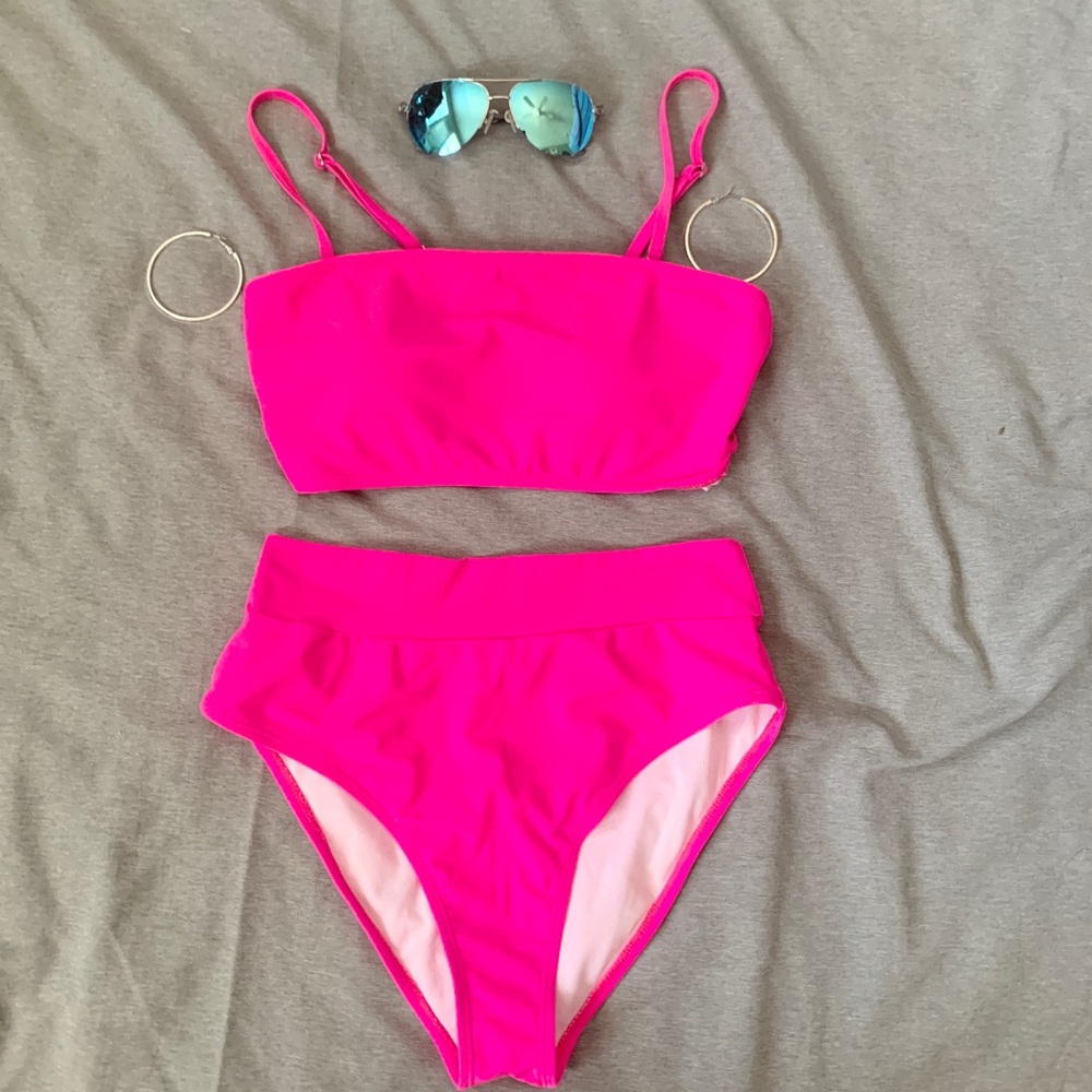 Vibrant Pink Bikini Set